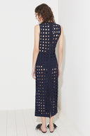 Vestido Midi Tricô Trama Manual