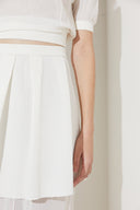 Blusa Polo Tricô Organza