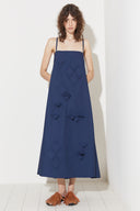 Vestido Midi Com Origamis Triangulares