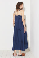 Vestido Midi Com Origamis Triangulares
