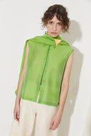 Camisa De Organza Com Capa Balonê Removível