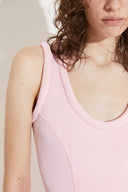 Vestido De Tricô Tiras Espiral E Tricô Neoprene