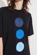 T-Shirt Malha Com Estampa Manual De  Círculos