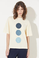 T-Shirt Malha Com Estampa Manual De  Círculos