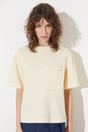T-Shirt De Malha Com Bolso