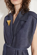 Vestido Trench Jeans Leve