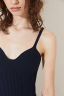 Blusa Alças Tricô Canelado