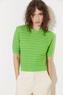 Blusa De Tricô Texturizado