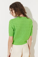 Blusa De Tricô Texturizado