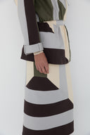 Saia com Basque Removível Patchwork Passagem