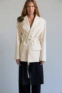 Blazer de Sarja Broches Banqueta