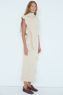 Saia Midi Tricô Neoprene Confetes