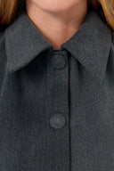 Camisa Jeans sem Mangas com Detalhes em Couro