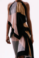 Blusa Tricô Lenço Geométrico