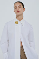 Camisa Com Detalhe De Tricô