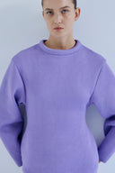 Pull Acinturado De Tricô Neoprene