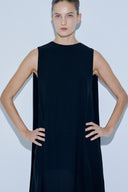 Vestido Longo De Crepe