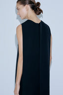 Vestido Longo De Crepe