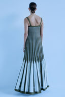 Vestido Tricô Listras Com Alças