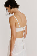 Top Corseletado em Algodão