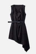 Vestido Assimétrico Acetinado
