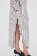Chemise de Tricoline Listrada Herbáceas