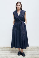 Vestido Trench em Jeans