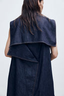 Vestido Trench em Jeans