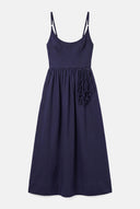 Vestido Corseletado com Broche Removível