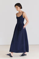 Vestido Corseletado com Broche Removível